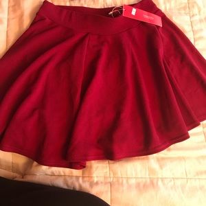 Red skirt